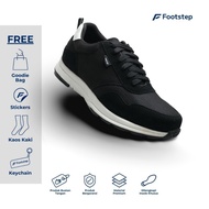 Footstep Footwear Men's Sneakers Afton Full Black Original Shoes