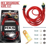 HKS Gauge 8 5 Point Grounding Wire Kit Car Automotive RED / BLUE
