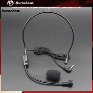 BUR_ Wired Microphone Ergonomic High Sensitivity ABS Universal Mic Voice Amplifier for Studio