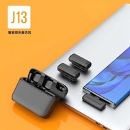 With Charging Warehouse Wireless Lavalier Microphone J13 Mobile Phone Outdoor Recording Radio Microp