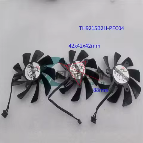for Gainward GeForce RTX 3070 3080 3080Ti Graphics Card Cooling Fan Replacement TH9215B2H