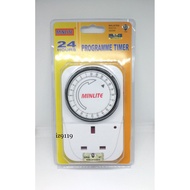 Minlite 24hrs Programmable 13A Plug In Timer With SIRIM