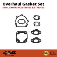 STIHL SR400 SR420 SR5600 & STAR 450 Overhaul Gasket Complete Set & Oil Seal (Big) & Oil Seal (Small)