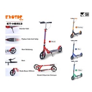 EXOTIC CHILDREN'S IRON SCOOTER ET-HB513 310 HAND BRAKES/