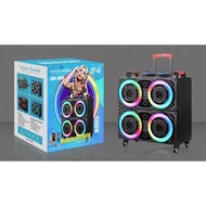 NDR 8888 8" Portable 6000W Speaker trolley Speaker Wireless Bluetooth indoor outdoor speaker