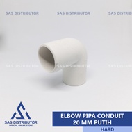 Keni 20 mm Putih PVC Hard / Knee Conduit 20 mm / Keni Pipa Listrik 20 mm / Elbow 20 mm Pipa Conduit