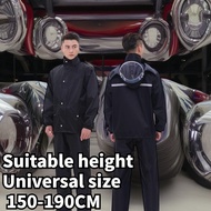 Imuto Rain Coat For Motorcycle Waterproof Motorbike Rain Suit Reflective Raincoat