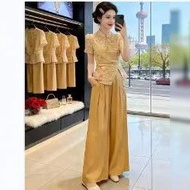 New Elegant Yellow Buckle Set - Trendy & Stylish Outfit
