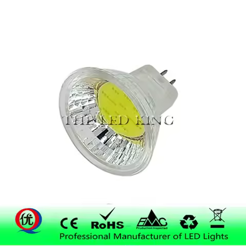 Super bright MR11 COB 6W 9W 12W LED bulb GU4 5730 12V, warm white / 4000K / cold white LED bulb fact