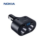 NOKIA諾基亞 電壓顯示PD+QC一轉二車充 P6106N