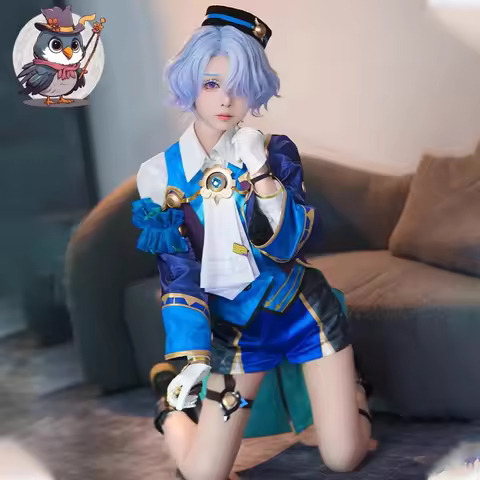 Honkai Star Rail Misha Cosplay Costume Wig Uniform Hat Mikhail Char Legwork The Reverie Hotel Bellbo
