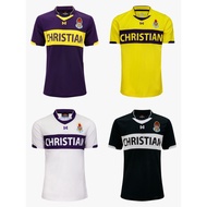 Warrix Football Shirt Bangkok College BCC Jersey Purple-Yellow Chaturamit