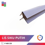 Lis Siku Plafon PVC Motif Putih Polos