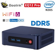 Beelink Mini PC EQ12/EQ12 Pro Intel 12th Intel Core N100/N305 Win 11Pro DDR5 8/16G 500G Type C Deskt