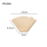 INSSA ที่กรองกาแฟสด กระดาษกรองกาแฟ กระดาษดริปกาแฟ (40 แผ่น/แพ็ค) กระดาษ กรองกาแฟ กรวยกาแฟ filter paper KFLZ001