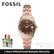 [Official Warranty] Fossil ES5324 Women's Scarlette Three-Hand Date Two-Tone Stainless Steel Watch