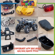 ATV COVER SET ATV BIG BULL 150/200/250CC OR SMALL BULL 125CC/130CC FULL SET沙滩车外壳