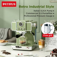 Petrus Espresso Coffee Maker 15 Bar Coffee Machine With Steam Wand For Latte Espresso Cappuccino Mak