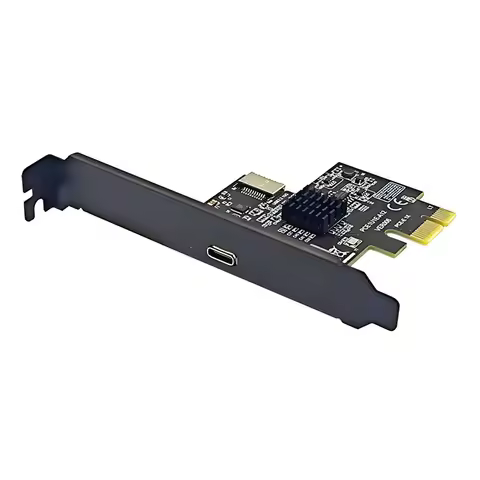 PCIE USB Type C Expansion Card PCI Express 3.0 X1 to USB 3.2 Gen2 Type C + Type E 10G ASM3142 Chip P