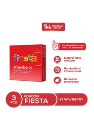 Kondom Fiesta Strawberry - Isi 3