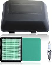 AUMEL Air Filter for Honda Lawnmower Filter GCV135 GCV160 GCV190 GX100 Engine with Cover Spark Plug 