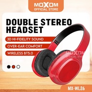 MOXOM Original Stereo Bass Wireless Bluetooth Headphone Surround Foldable Headfon Over Ear Hadphone 