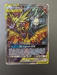 Pokemon TCG Moltres & Zapdos & Articuno GX Tag Team 急凍鳥 閃電鳥 火鳥 美版