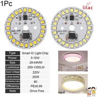 1Pc White/White Round 15W 12W 9W 7W 6W 5W 3W AC220V Smart IC Driver LED Chip