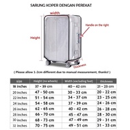 MA71 30 Inch Transparent PVC Travel Luggage Cover Protector - Adhesive Only, 30 Inch