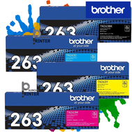 Brother TN 263 BK C M Y ตลับหมึกโทนเนอร์ ของแท้ Original Toner Cartridge