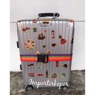 Suitcase Sticker free belt suitcase or suitcase belt and name TAG