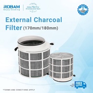 ROBAM External Charcoal Filter (180mm) ROB-EXCF A830/A832/A837/A670/A675S/A676/76H1S/A851/A852/A862