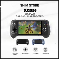 ANBERNIC RG556 Ram 8GB konsol permainan pegang tangan wifi bluetooth android 13 sedia berbagai games