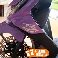 Star Decals Sticker for Motor Honda Click Decal Motorcycle Waterproof Stickers Stars Stiker Vinyl AA