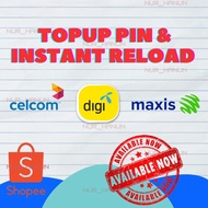 Topup PIN Telco Celcom Maxis Digi