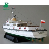 [Kesoto] Lilla Coast Ferry Boat Model, 1:100 Scale. for Assembling Toys, Collectibles, And Home Deco