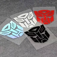 Transformer for decoration of automobiles and motorcycles Autobot reflective sticker