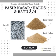 Fine Sand & Coarse Sand & 3/s4" Aggregate Stone Pebble Cone Stone 3/s4" (1kg)
