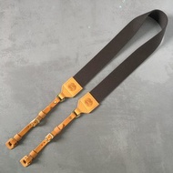 相機肩帶，真皮尖端