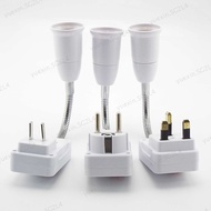 Flexible Light Bases AC 110V 220V E27 Lamp Bulb Adapter Plug Holder Converter Switch Power Socket 20