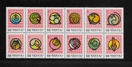 中華郵政套票 民國81年 特302 生肖郵票 (604 ~ 605) ~ 套票 小全張