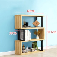 好時候 - 三層多用途組合式木製 落地木櫃 層架 書架 實用儲物架 鋼架連接