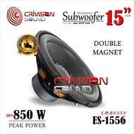 Subwoofer 15 Inch Double Magnet Embassy Es-1556 -Termurah