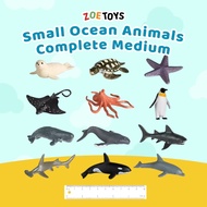 BS-54 Zoetoys Small Ocean Animals Complete Medium | Various Small Animal Toys Animal Figurine Animal