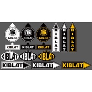 Acrylic DIRECTION QIBLAT Acrylic DIRECTION SIGN KIBLAT SIGN