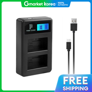 Sony NP-FZ100 LCD 2-Slot Charger A1II ZV-E10II A9III A7CR A7CII A7C A6600 A6700 A7RM5 A7RM4 A7RM3