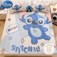 迪士尼（Disney）A类泰国乳胶凉席 双人三件套 史迪仔150*200cm【可水洗】
