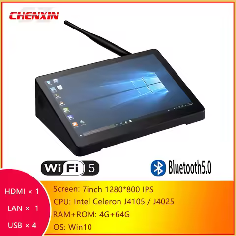 X8 Pro Mini PC 7inch 1280*800IPS PIPO Intel J4005 J4105 Win10 Win11 4G 64G H7 Mini Desktop USB3.0 BT