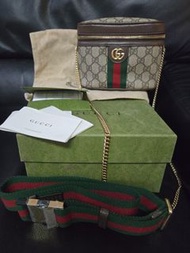Gucci Ophidia 兩用織帶腰包斜揹袋