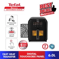 Tefal Easy Fry Window Air Fryer Digital 6L-  Black (EY8218)